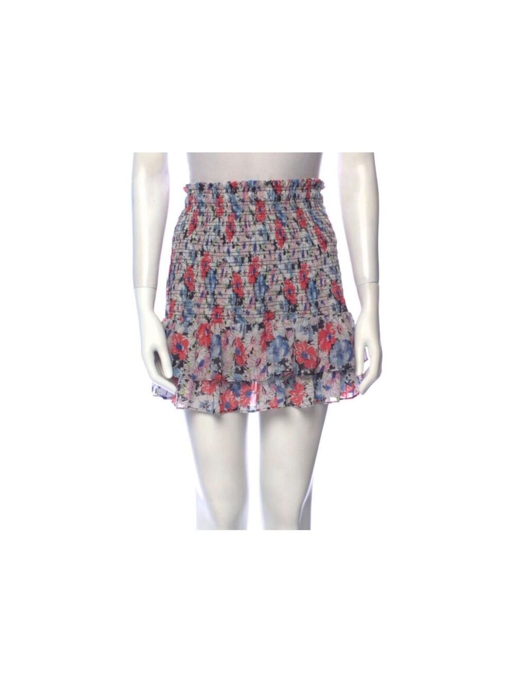 Veronica Beard Floral Print Skirt